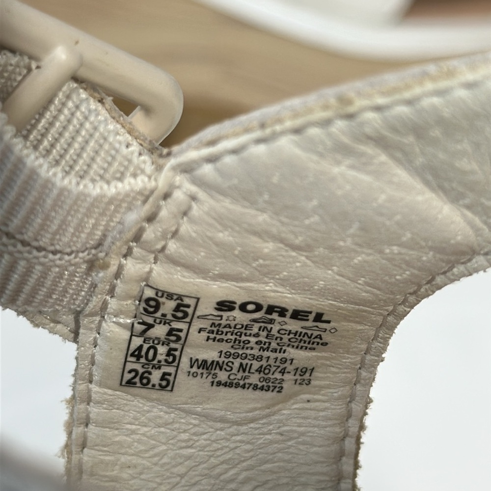 Sorel Joanie lll Ankle Strap Wedge Sandals Size 9.5 - Picture 11 of 14